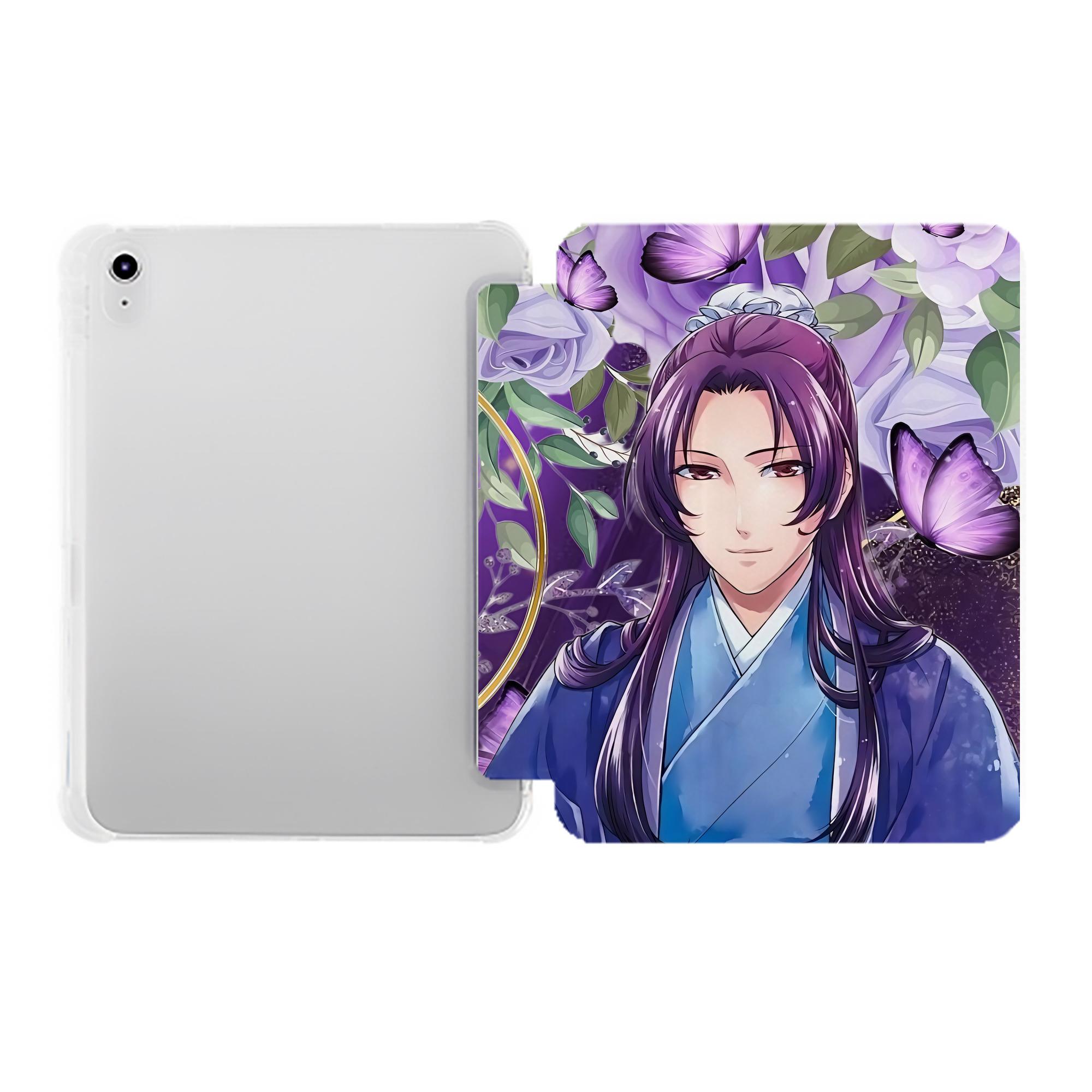 （画像用） 薬屋のひとりごと The Apothecary Diaries IPad ケース ペン収納付き 三つ折りスタンド PUレザー×シリコン 対応機種9.5/10.5/10.9インチ